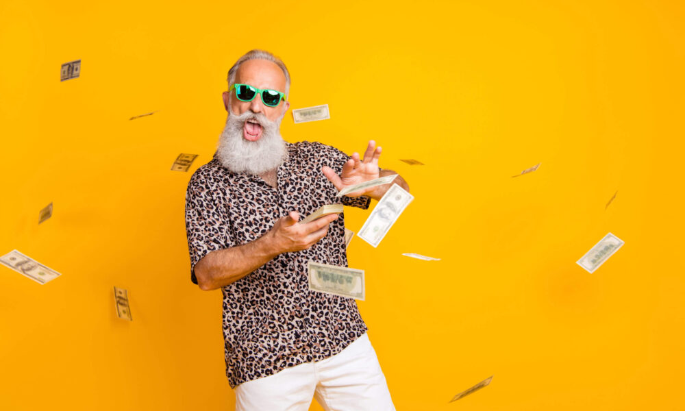 Portrait,Of,Crazy,Funny,Funky,Old,Long,Bearded,Man,Millionaire